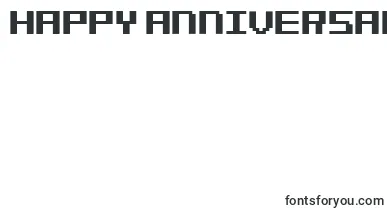 Bitcheese10srb font – happy Anniversary Fonts